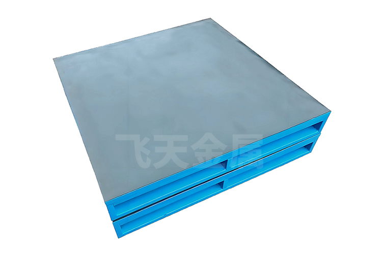 鋪膠皮防滑面板鋼托盤